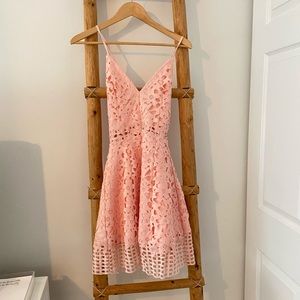 For Love & Lemons pink dress